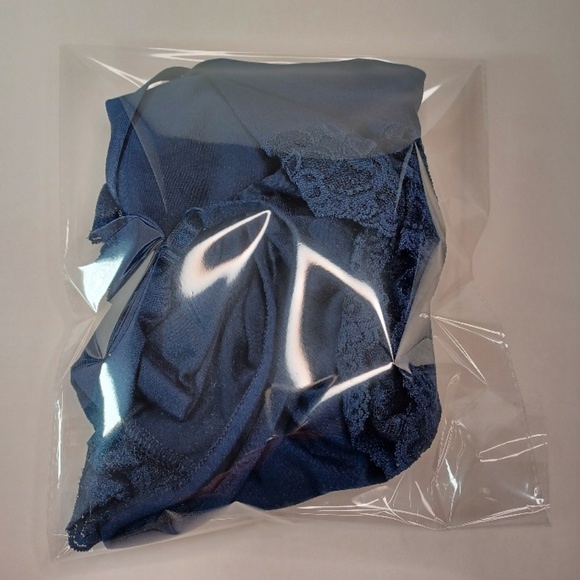 APT 9 Essentials. Floral Lace Jacquard Lace Cami Slip Top. Large. Dark Navy - Picture 14 of 14